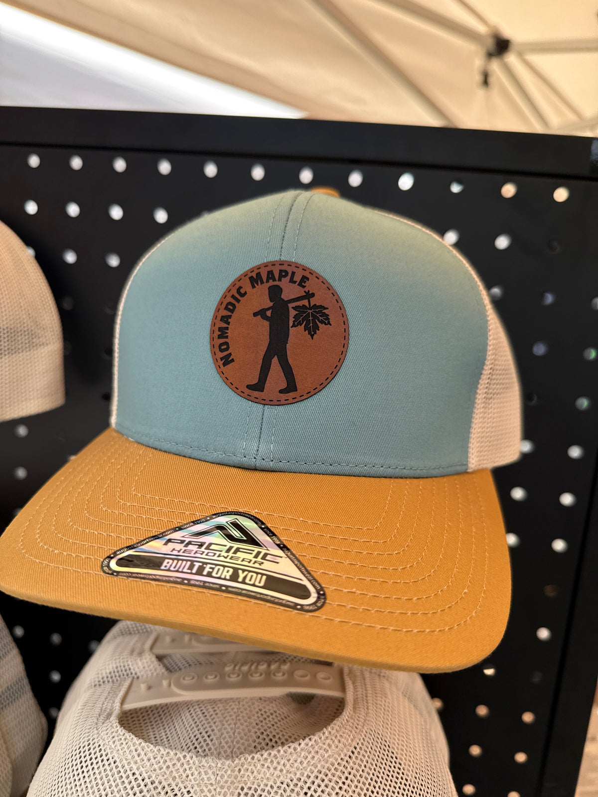 Nomadic Maple Embroidered Circle Logo Trucker Hat (Adjustable Snapback)