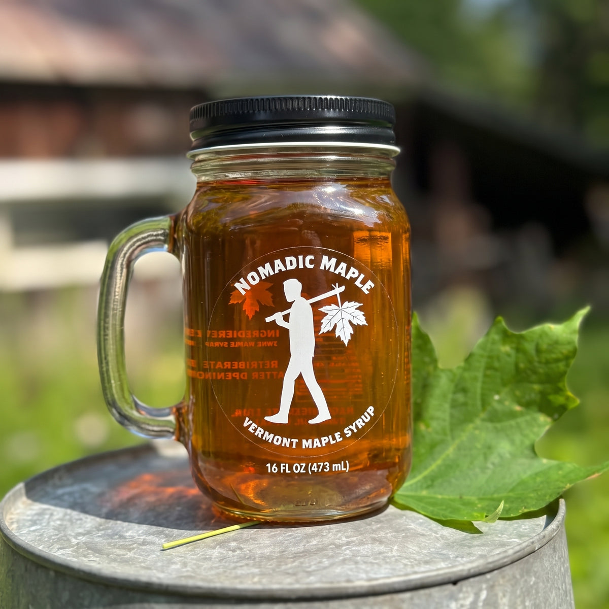 Pure Vermont Maple Syrup - Grade A Golden Delicate Glass Jars