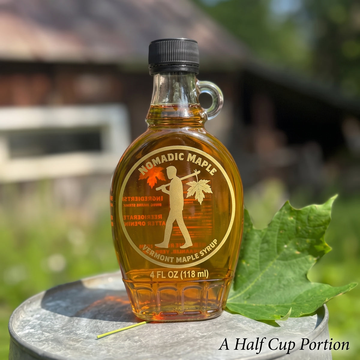 Pure Vermont Maple Syrup - Grade A Golden Delicate Glass Jars