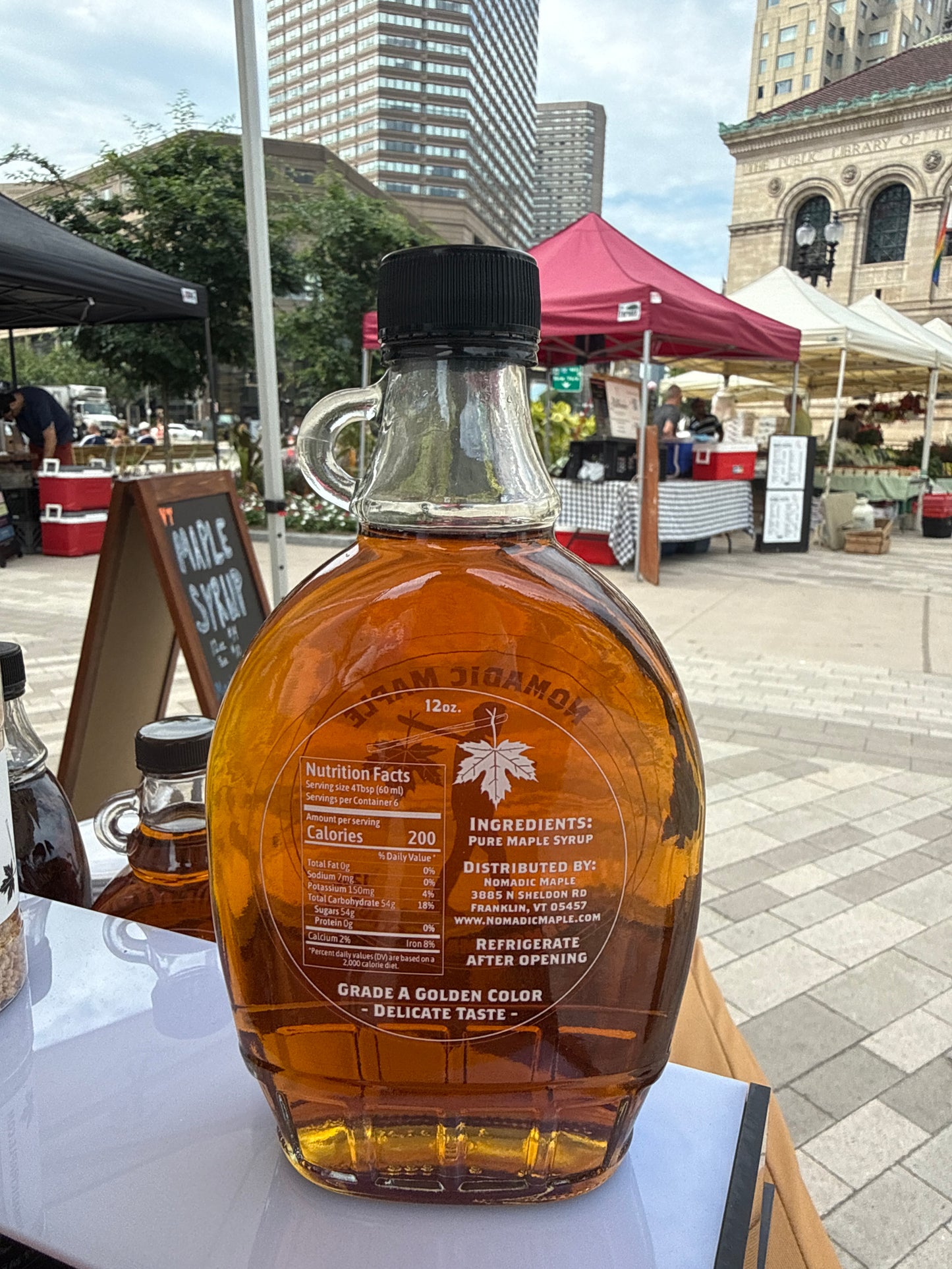 Pure Vermont Maple Syrup - Glass Jars