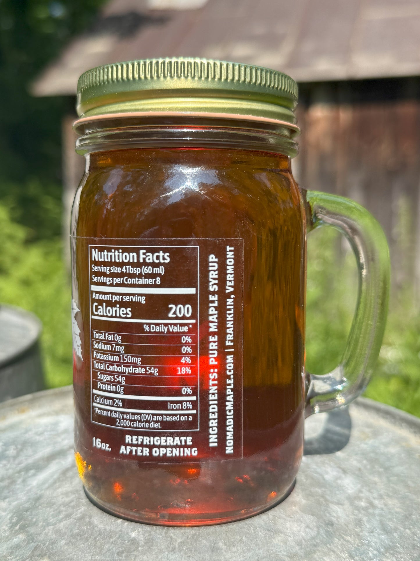 Pure Vermont Maple Syrup - Glass Jars