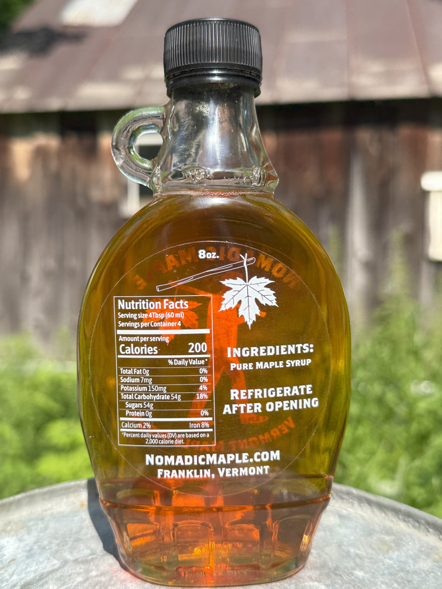 Pure Vermont Maple Syrup - Glass Jars
