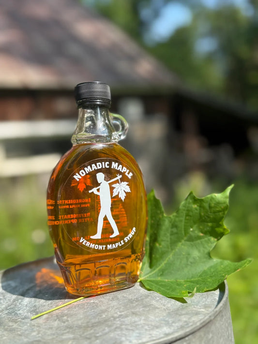 Pure Vermont Maple Syrup - Grade A Golden Delicate Glass Jars
