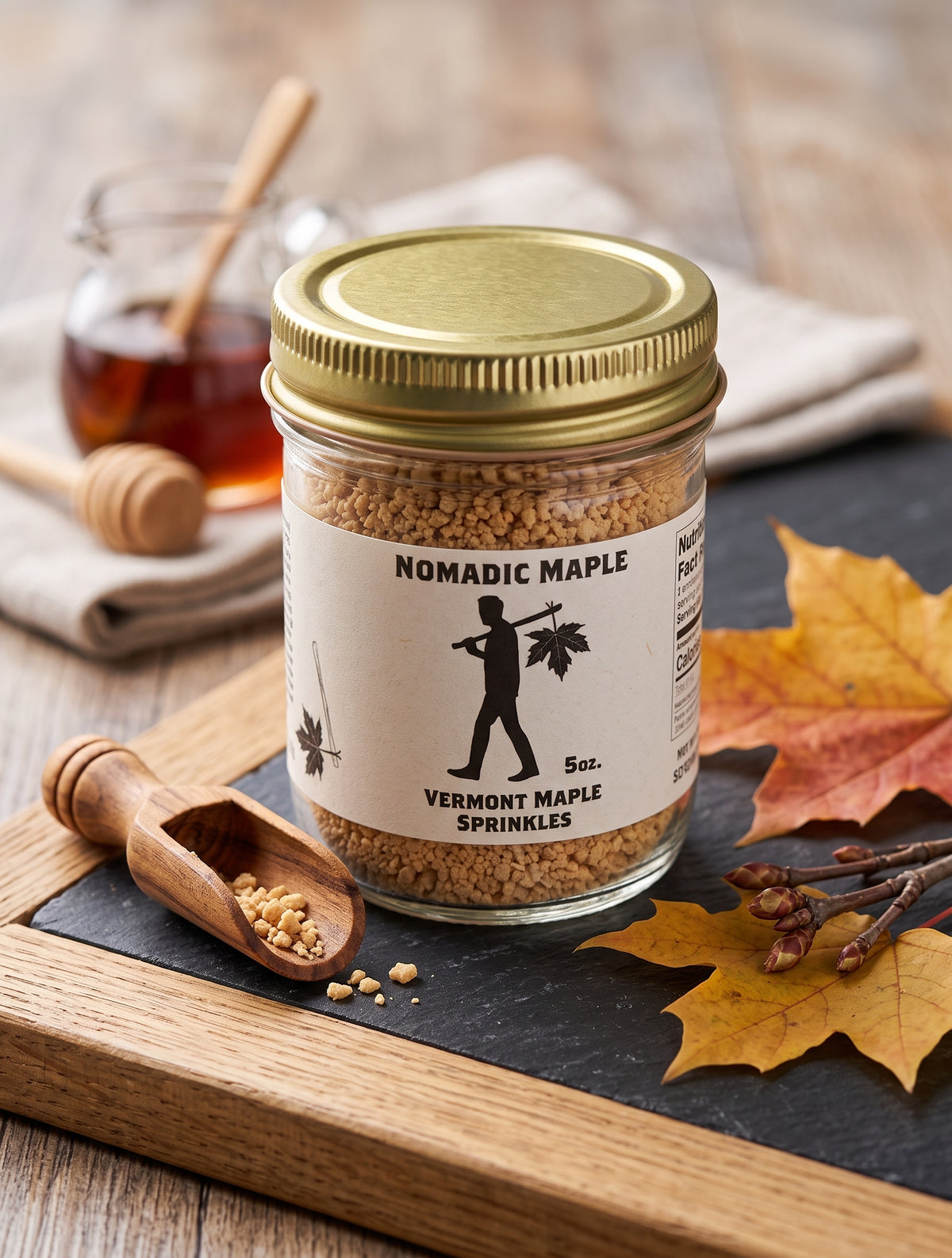 Pure Vermont Maple Sugar Sprinkles